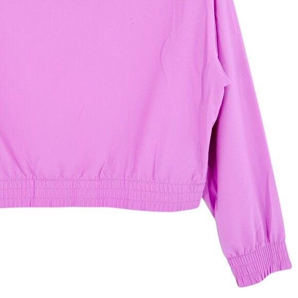 NWT Puma Women's Ripstop Pullover Relaxed Fit Wild Berry Lightweight Jacket Sz M - Picture 6 of 12